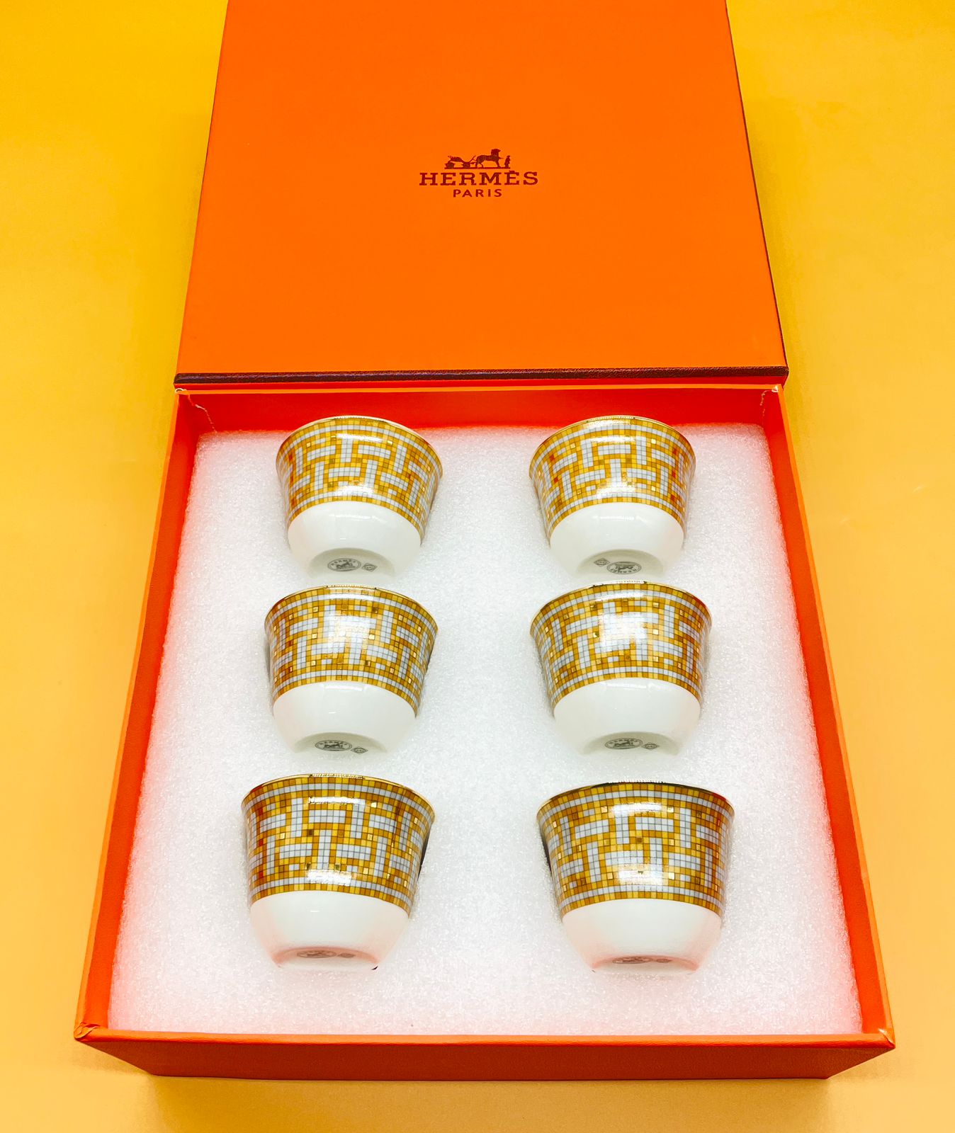 Arabic coffee set for six people from Hermes